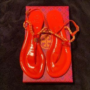 Tory Burch Aine sandal orange size 9